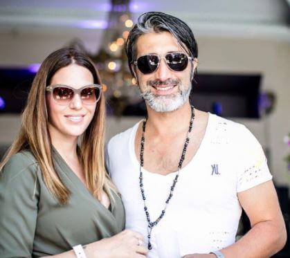 Anja Muller with her husband Murat Yakin.